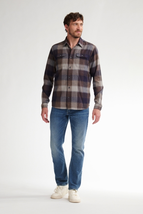 Petrol Industries men shirt long sleeve check